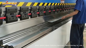 Sanxin E300 CNC press brake with back guage up and down