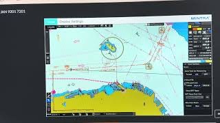 Various monitoring data setting on JRC ECDIS 9201 7201 IALA A & B setting UTC or LMT ETA calculation