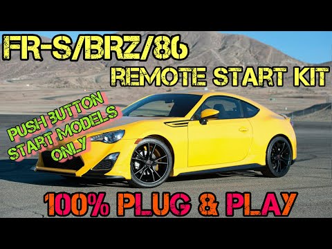 FR-S/BRZ/86 100% Plug & Play Remote Start Kit (push button start models only)