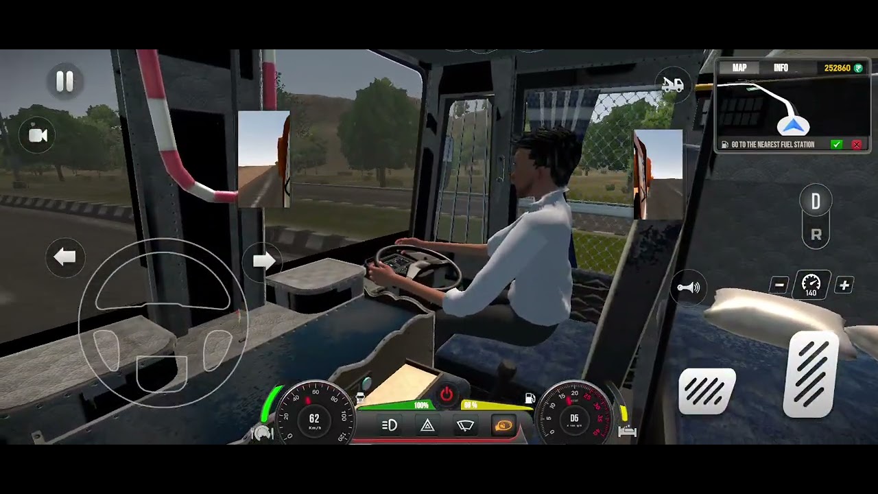 ट्रक गेम 600km टूर