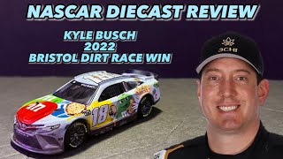 Kyle Busch 2022 M&M Cookie Crunch Bristol Dirt Win 1:64 Scale // Nascar Diecast Review Ep. 7