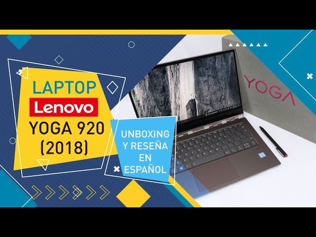 Portátil y tablet al mismo tiempo - Lenovo Yoga 920 