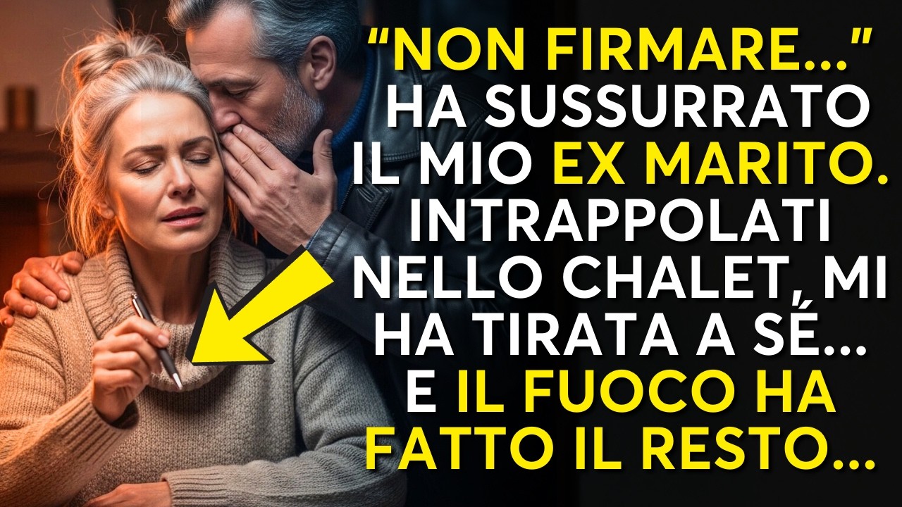“Non te ne andrai.” Intrappolati nello chalet, il mio ex ha perso la ragione...