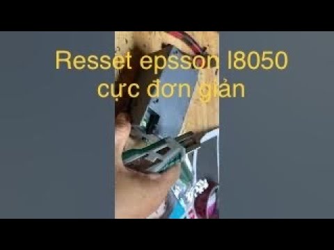 Ai nên reset máy in Epson ET-1810 - người dùng hay kỹ thuật viên?