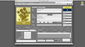 ArtBase 11: Making a New Inventory Record