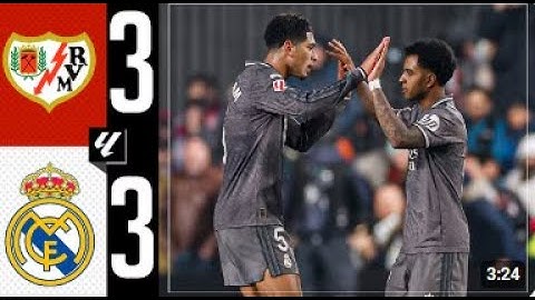 Real Madrid vs Rayo Vallecano 3-3 Highlights & All Goals 2024 HD