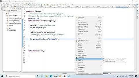 #VcodeAcademy | Local Variables , Instance Variables and Static Variables and Static  In java
