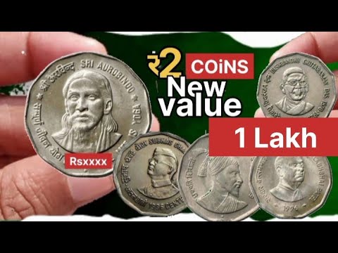 1 lakh+ Coin Value/2 Rupees Coin Value/EX-Rare 2 rs Coin