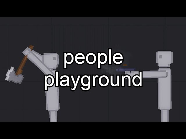 How fast can we make a person go in People Playground? 
