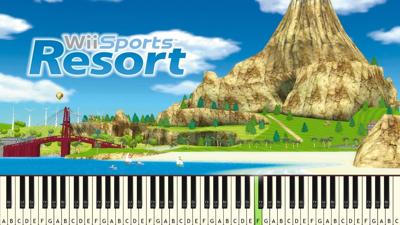 wii sports music piano easy wii sports music piano easy