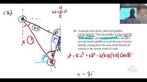 FM 20 Ch 3 Review #12 (Solving triangles with directions)