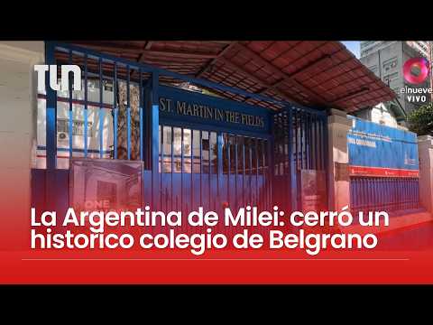 Milei's Argentina: Historic school in Belgrano shuts down