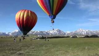 Going on a meat hook balloon trip