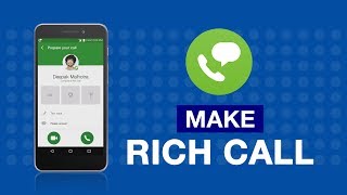 Jio4GVoice - How to Make Rich Call using Jio4GVoice App | Reliance Jio screenshot 1