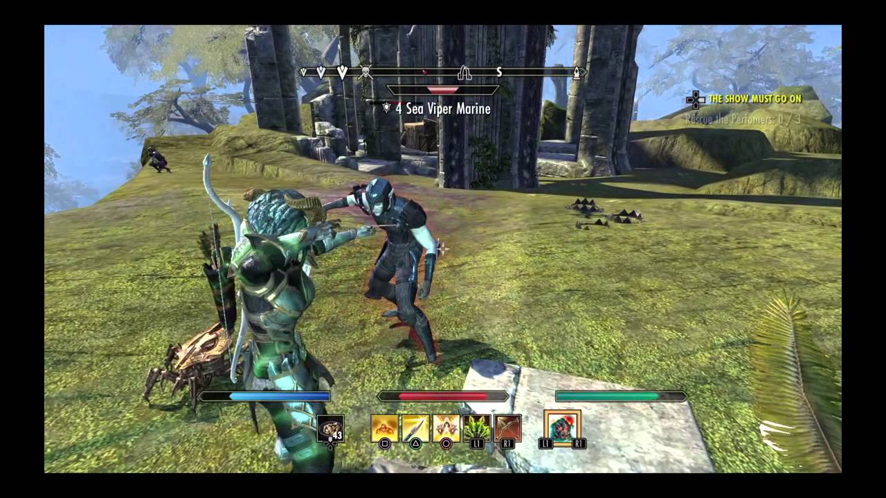 The Elder Scrolls Online Magic Invisible Bow YouTube