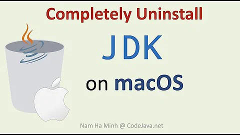 How to Completely Uninstall JDK on macOS