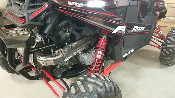 Polaris RS1 and RZR 1000xp performance exhaust upgrade, cheap and effective