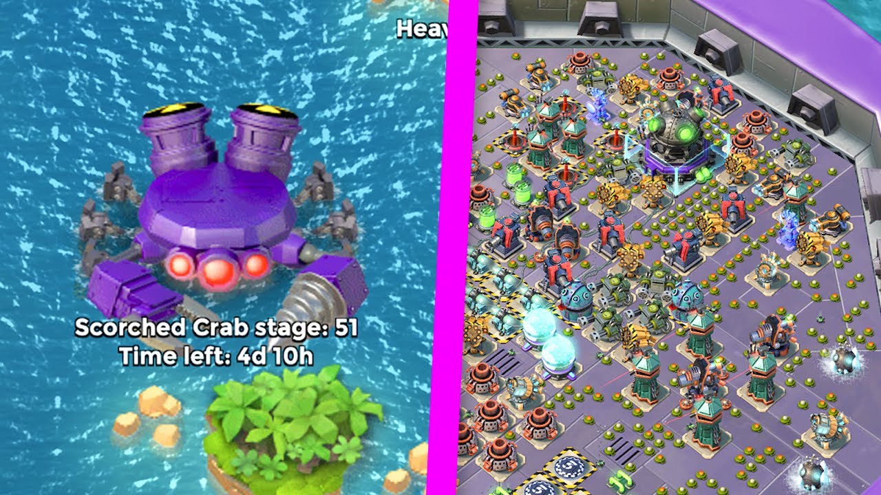 Boom Beach SCORCHED CRAB Sneak Peak