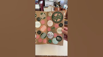 How I Archive Stationery Shop Packaging and Stickers | #travelersnotebook #stationeryorganization