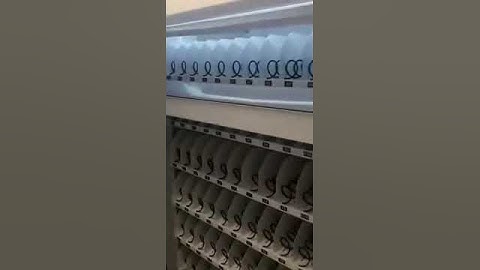 Touch screen Vending machine with receipt printer