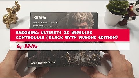 Unboxing: 8BitDo Ultimate 2C Wireless Controller (Black Myth: Wukong Edition)