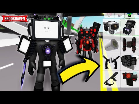 How To Turn Into Skibidi Toilet 70 In Roblox Brookhaven! Id Codes - Part 1