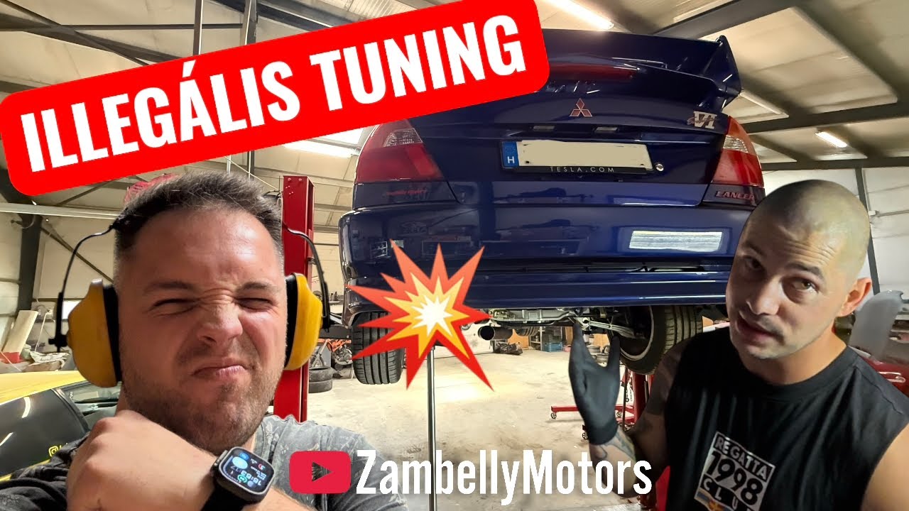 ILLEGÁL TUNING AZ EVÓN!