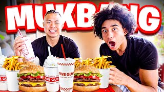 Why Did Jared Mccain Choose Duke? Five Guys Mukbang With Jared Mccain & Kenny Chao!