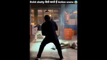 Rohit shetty Action 🎬 Behind the scenes 😱😵 #youtubeshorts #shortvideo #viral #rohitshetty