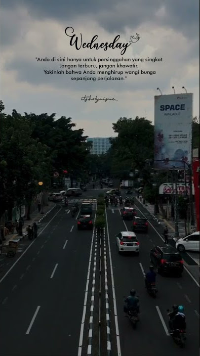 Story WA IG perjalanan Fullscreen terbaru‼ WEDNESDAY💥