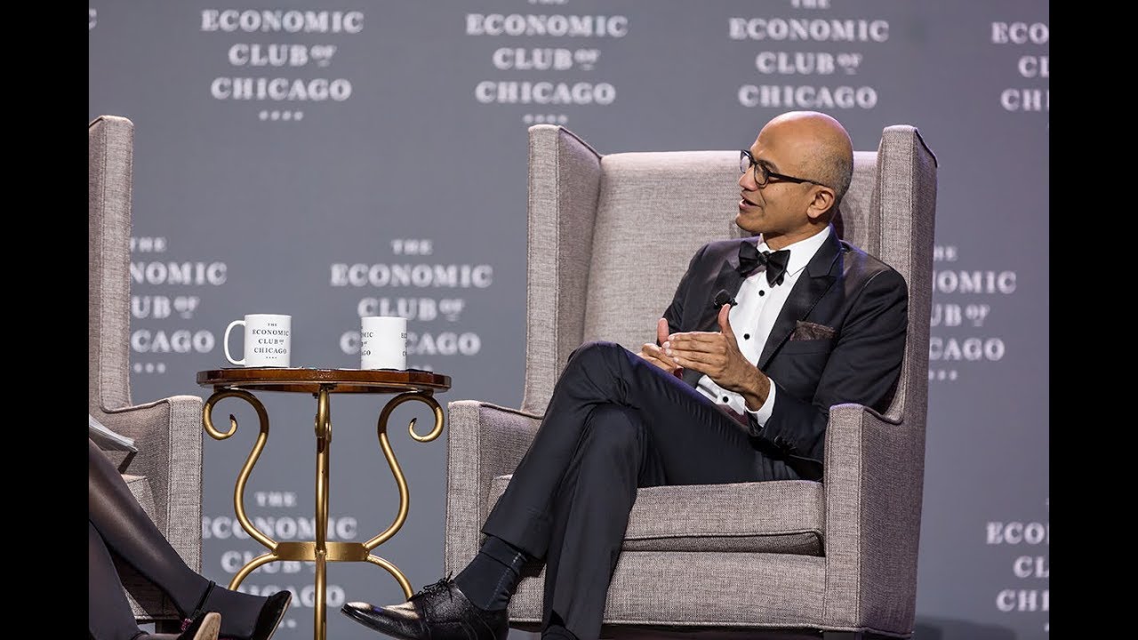 Satya Nadella, CEO, Microsoft, 10/3/18 - YouTube
