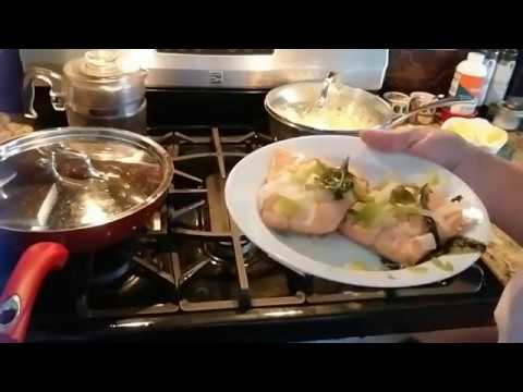 Keto Poached Salmon