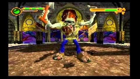 Maximo Ghost To Glory (PS2) The Boneyard, level 5: Ghastly Gus (100% walkthrough Mastered)