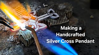 Making a Custom Celtic Knot Cross Pendant by Hand