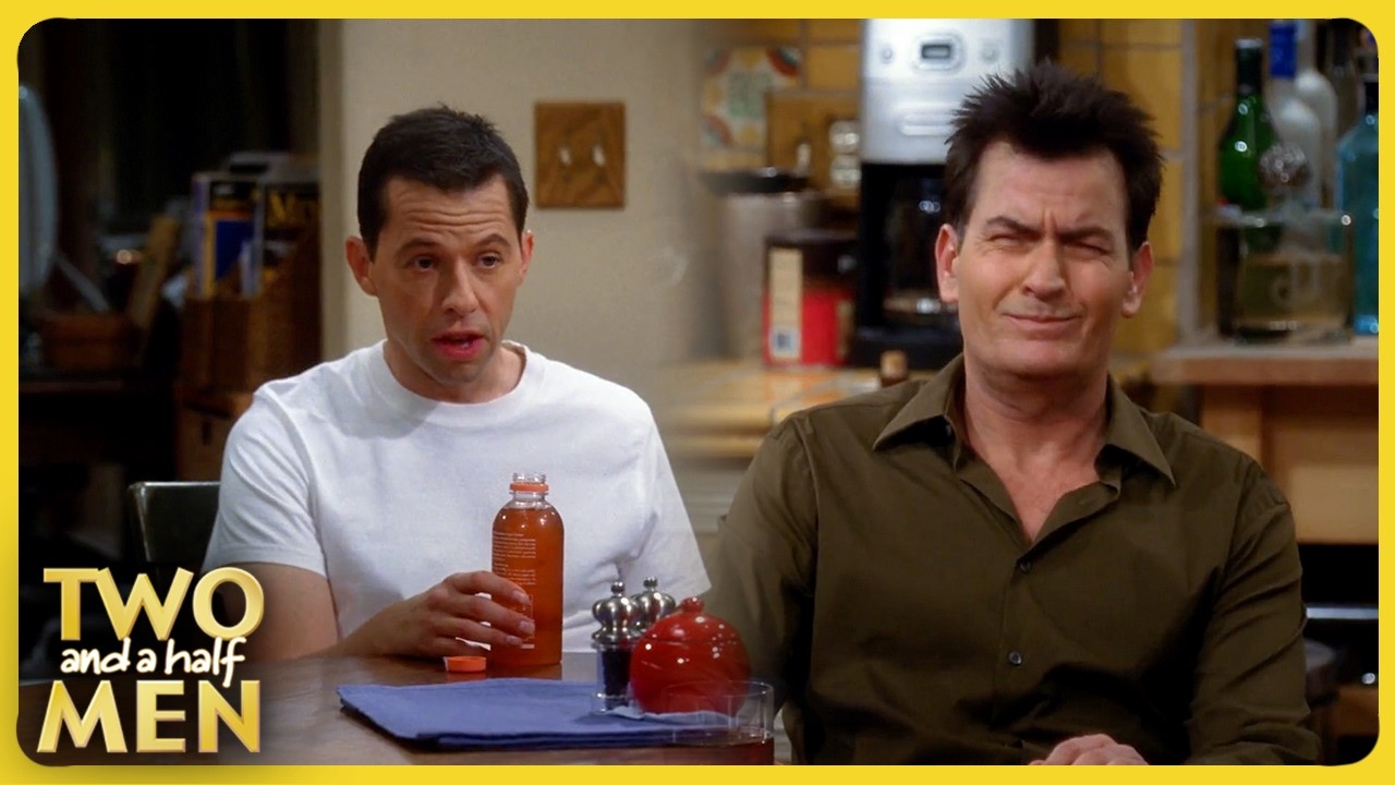 Charlie and Alan Argue Over Dating a Cougar | Two and a Half Men