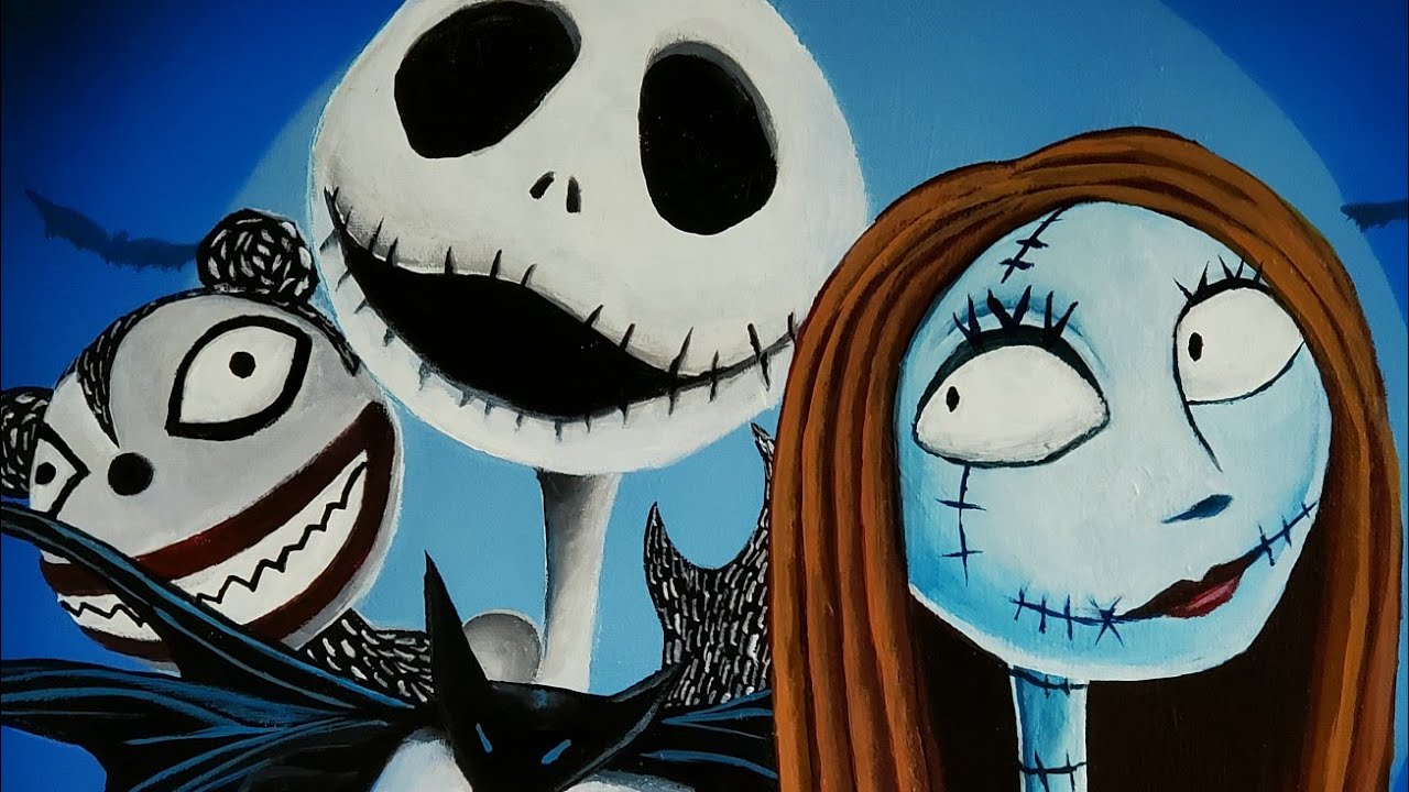 Jack Skellington And Sally he Nightmare Before Christmas VanGogh