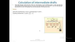 Lecture 22 Practice problems on Drawframe