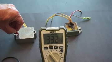 How to test rectifier outboard