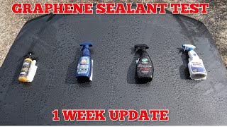 Graphene Sealant Test 1 Week Update  303 Vs Turtle Wax Vs Ethos Vs Bowdens Own