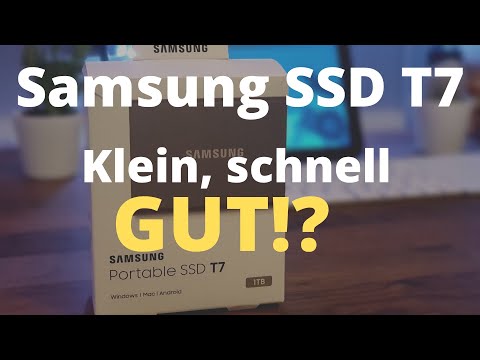 Samsung Portable SSD T7 - Unboxing und Review