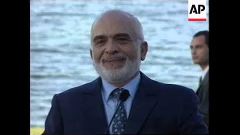 ISRAEL: KING HUSSEIN VISIT