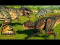 ¡BATTLE ROYALE TODOS DINOSAURIOS DE CAMP CRETACEOUS! | JURASSIC WORLD: EVOLUTION 2
