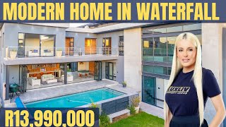 Modern R13,990,000 Five Bedroom Home In Waterfall Country Estate