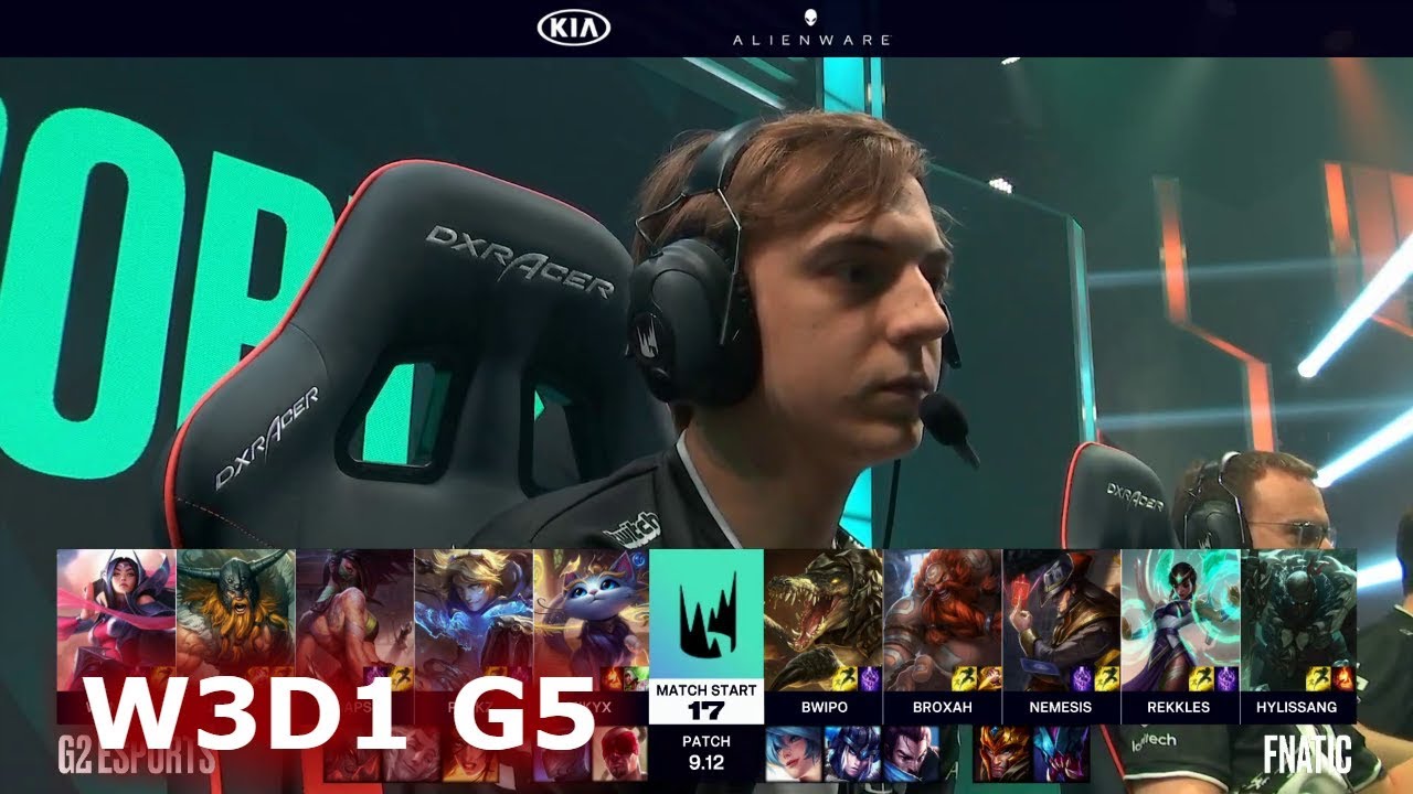 G2 eSports vs Fnatic | Week 3 Day 1 S9 LEC Summer 2019 | G2 vs FNC W3D1