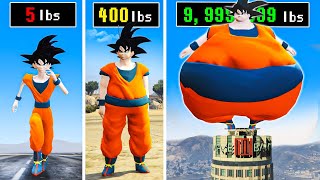 Growing SKINNY Goku Into FAT Goku in GTA 5 RP