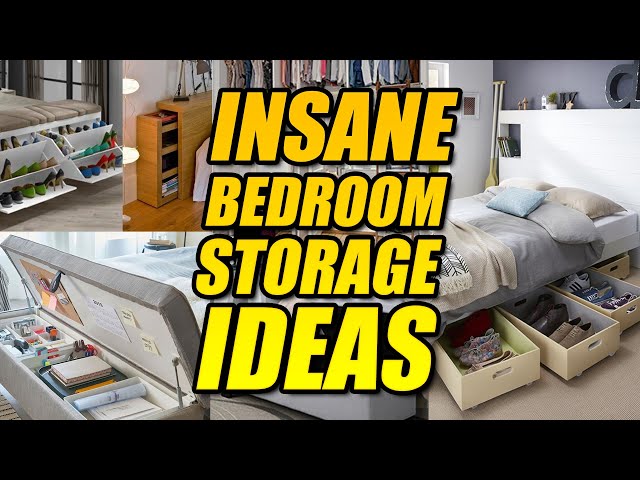 24 Super Cool Bedroom Storage Ideas That You Probably Never Considered 