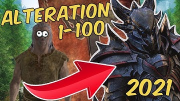 How to LEVEL UP Alteration Super Fast in Skyrim 2021