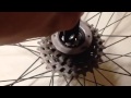How to remove Schwinn Varsity freewheel without special tool