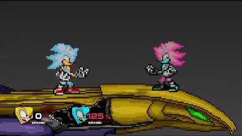 SSF2 Mods: Hyper Sonic Preview #2