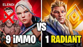 1 RADİANT VS 9 İMMORTAL ama İmmortal'lar ölürse birdaha d...
